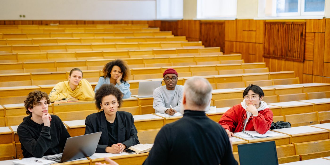 A cohort in session, one room